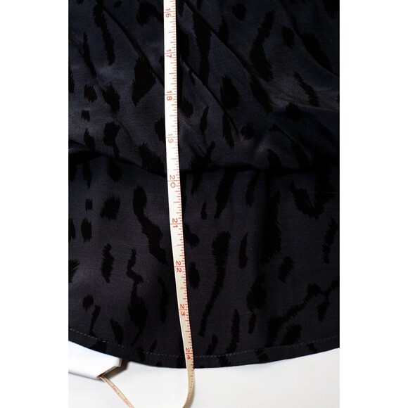 RAILS Hillary Ash Cheetah Wild Cat Animal Print High Low Surplice Top XS - Picture 8 of 9
